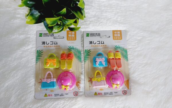 Girl's theme Eraser Pack - Image 2