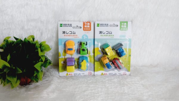Vehicle theme Eraser Pack
