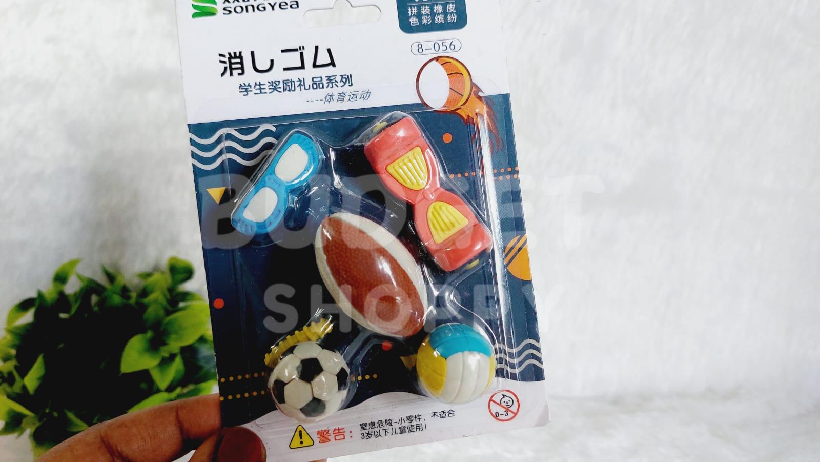 Boy's Theme Eraser Pack (Random Design) - 1 Pack - Image 8