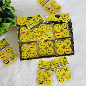 Smiley Eraser (4 Pcs) - 1 Pack
