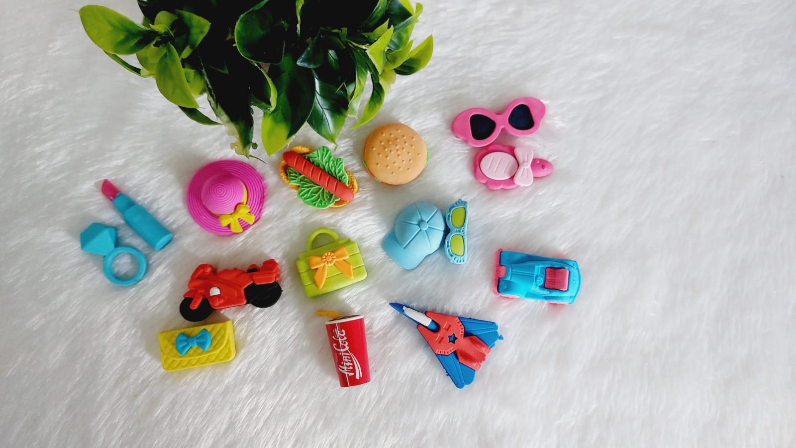 Cute 3D Eraser | Mixed design | Pack of 12 Pcs - Image 2