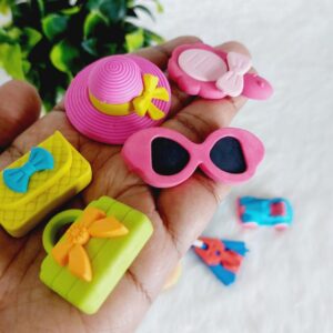 Cute 3D Eraser (Mixed design) - Pack of 12 Pcs