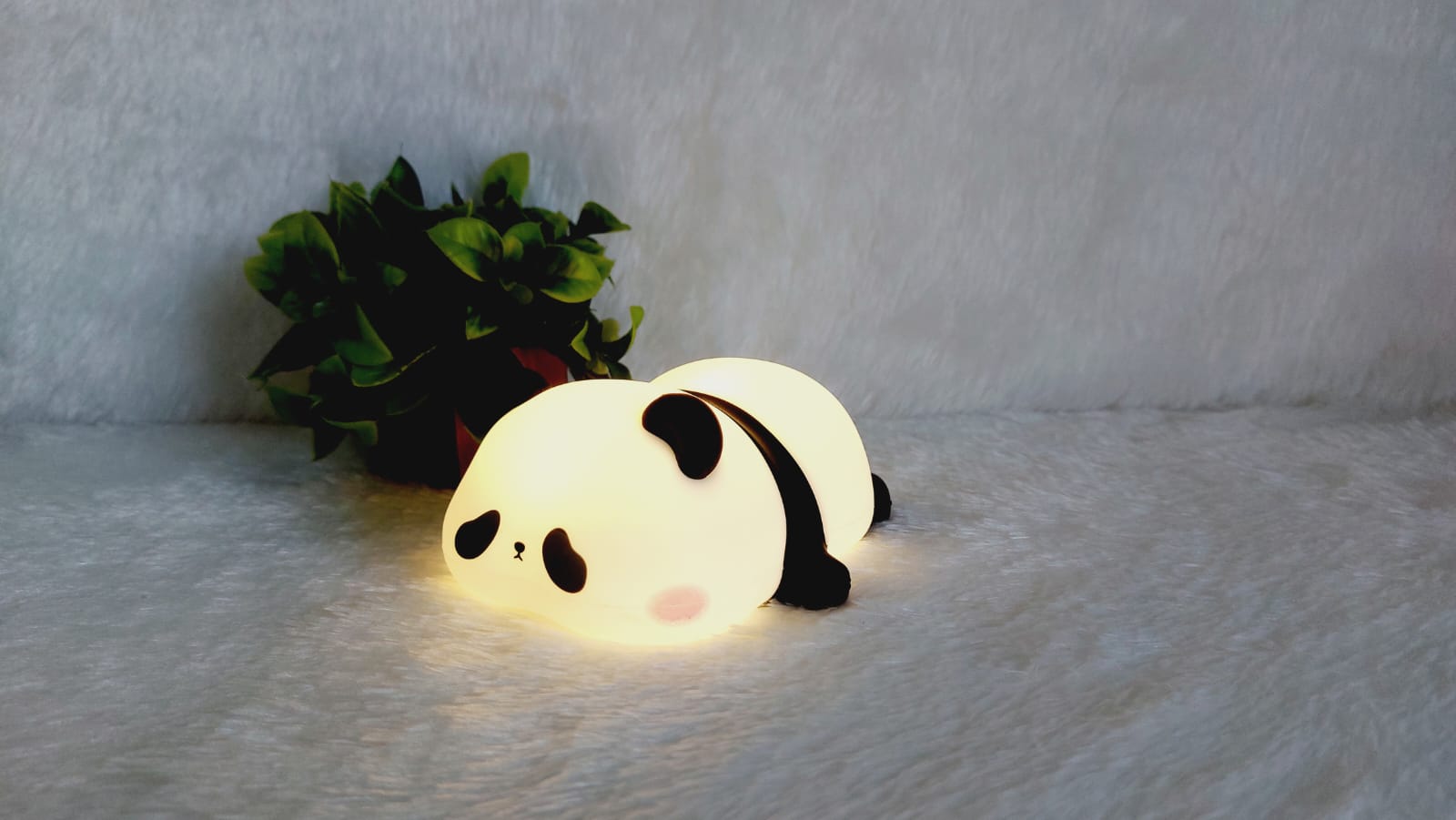 Sleeping Silicon Panda Night Lamp - Image 3