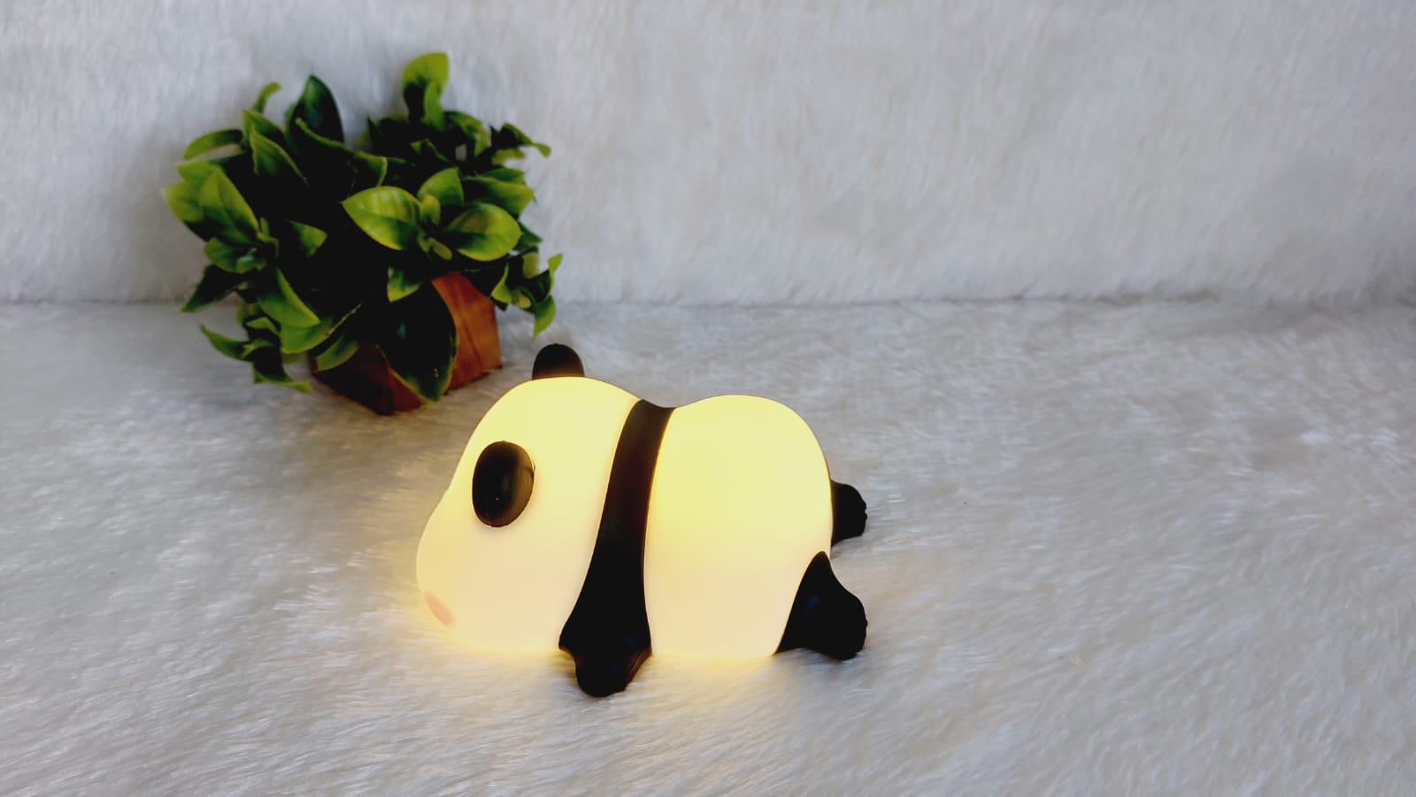 Sleeping Silicon Panda Night Lamp - Image 5