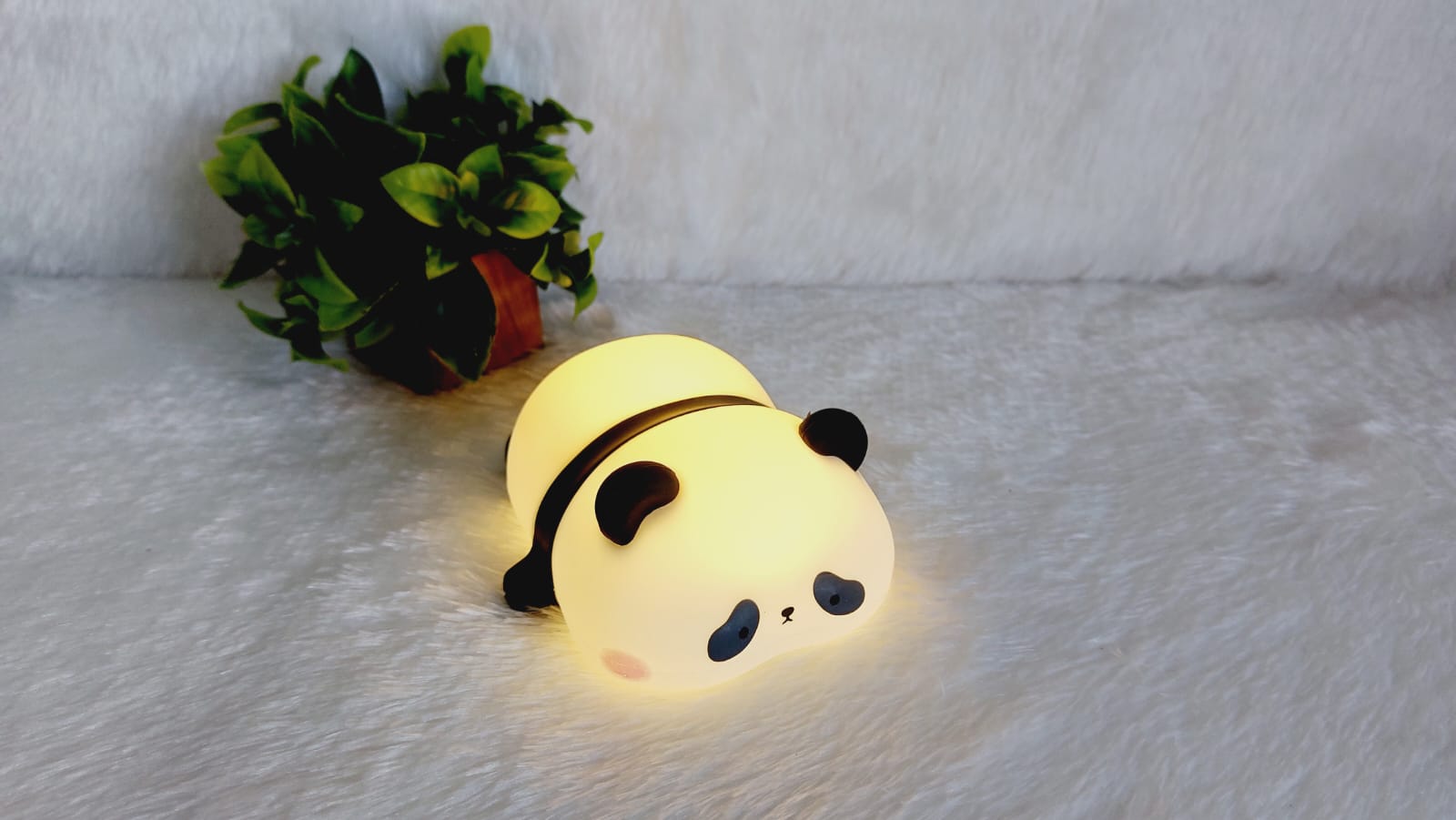 Sleeping Silicon Panda Night Lamp