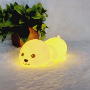 Mini Sleeping Dog Lamp