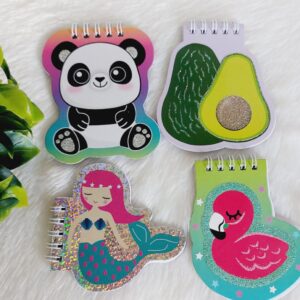 Mini Cartoon Notepads for Kids- Pack Of 4 (Mixed Design)