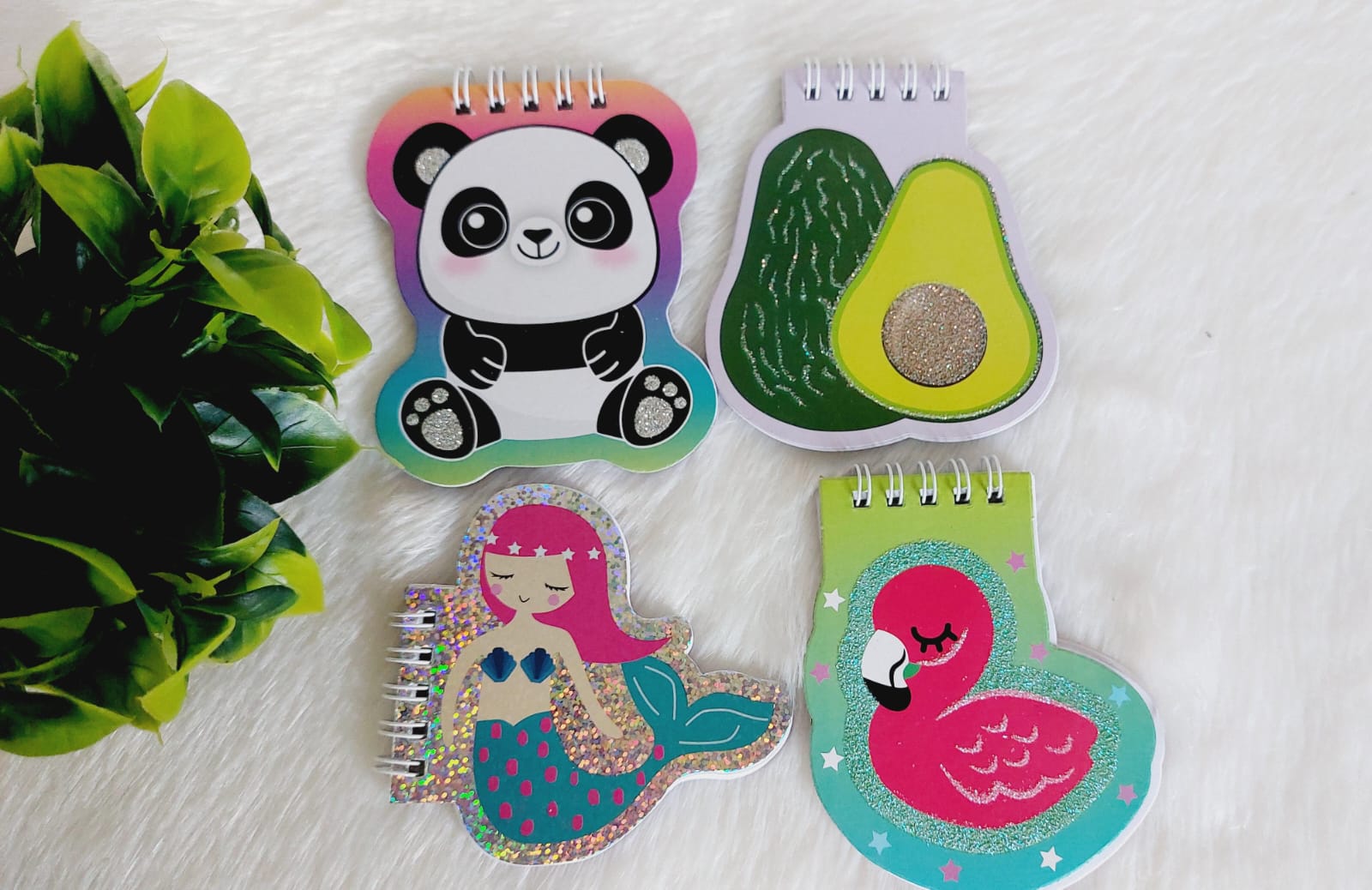 Mini Cartoon Notepads for Kids- Pack Of 4 (Mixed Design)