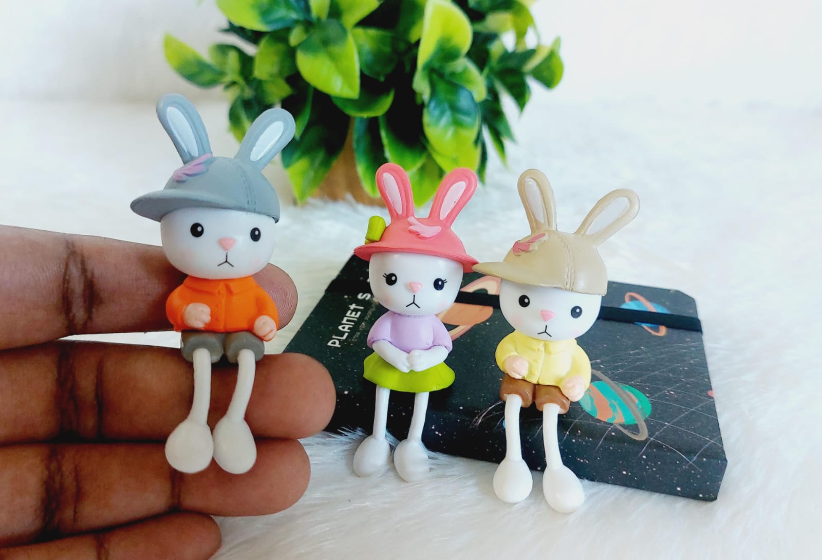 Mini Bunny Doll - 1 Pair - Image 2