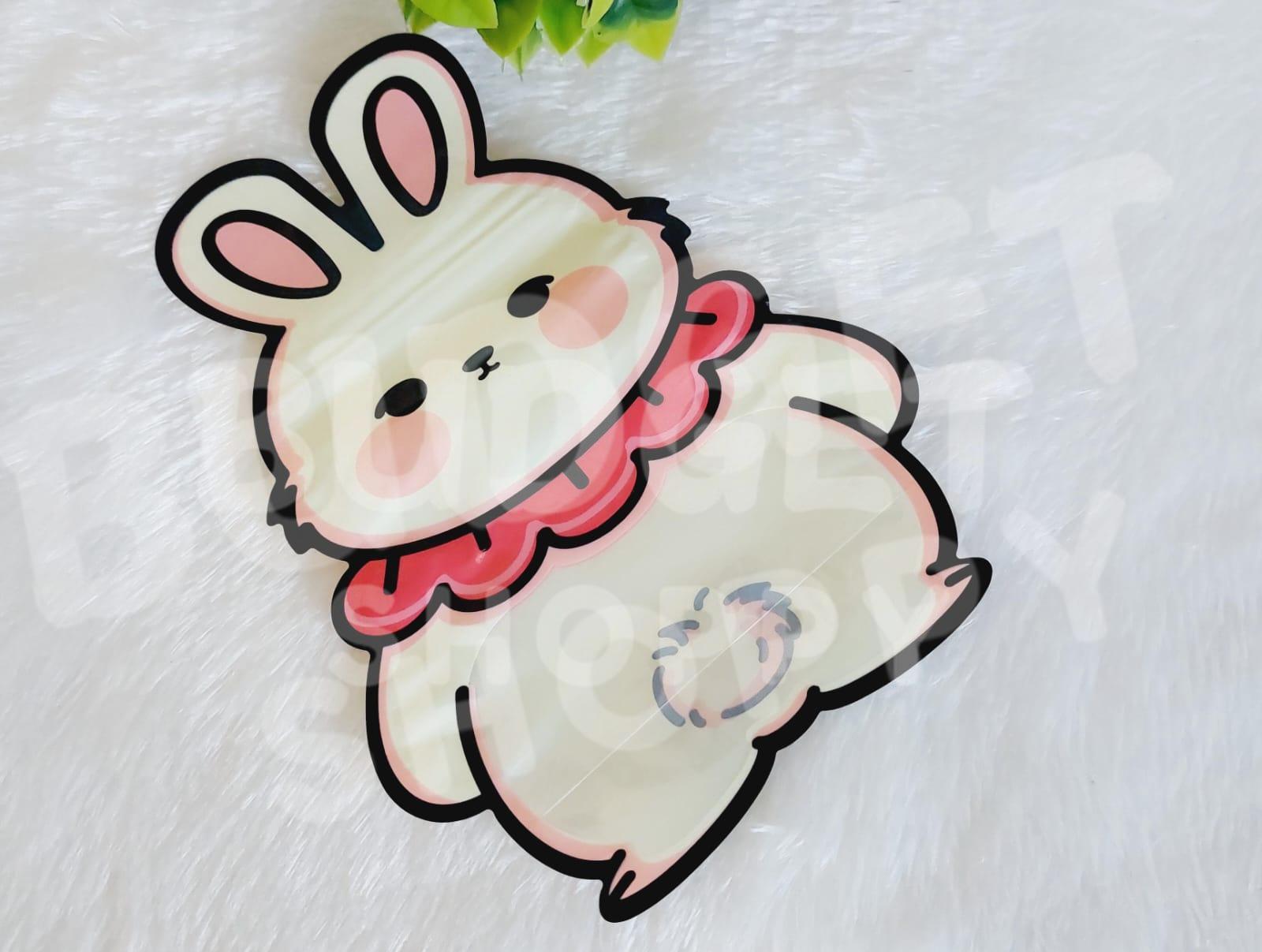 Bunny | Zip Lock Cartoon Pouch - 1 Pc