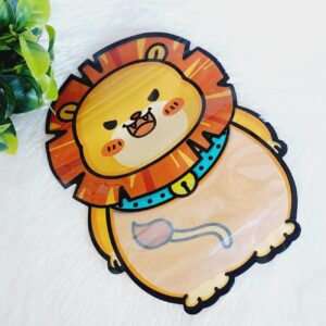 Lion | Zip Lock Cartoon Pouch - 1 Pc