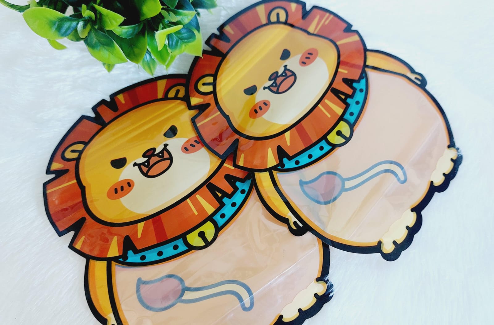 Lion | Zip Lock Cartoon Pouch - 1 Pc - Image 4