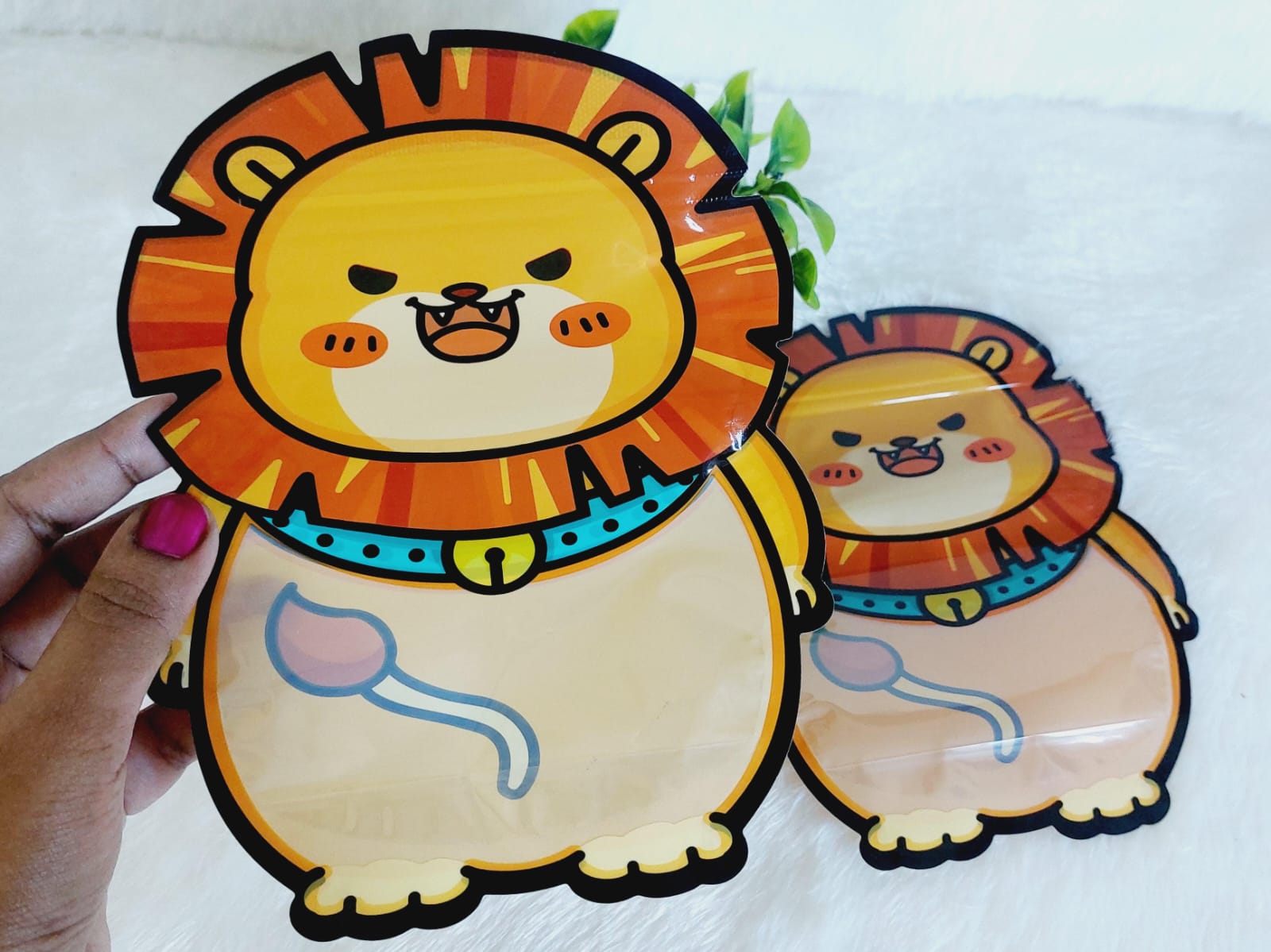 Lion | Zip Lock Cartoon Pouch - 1 Pc - Image 5