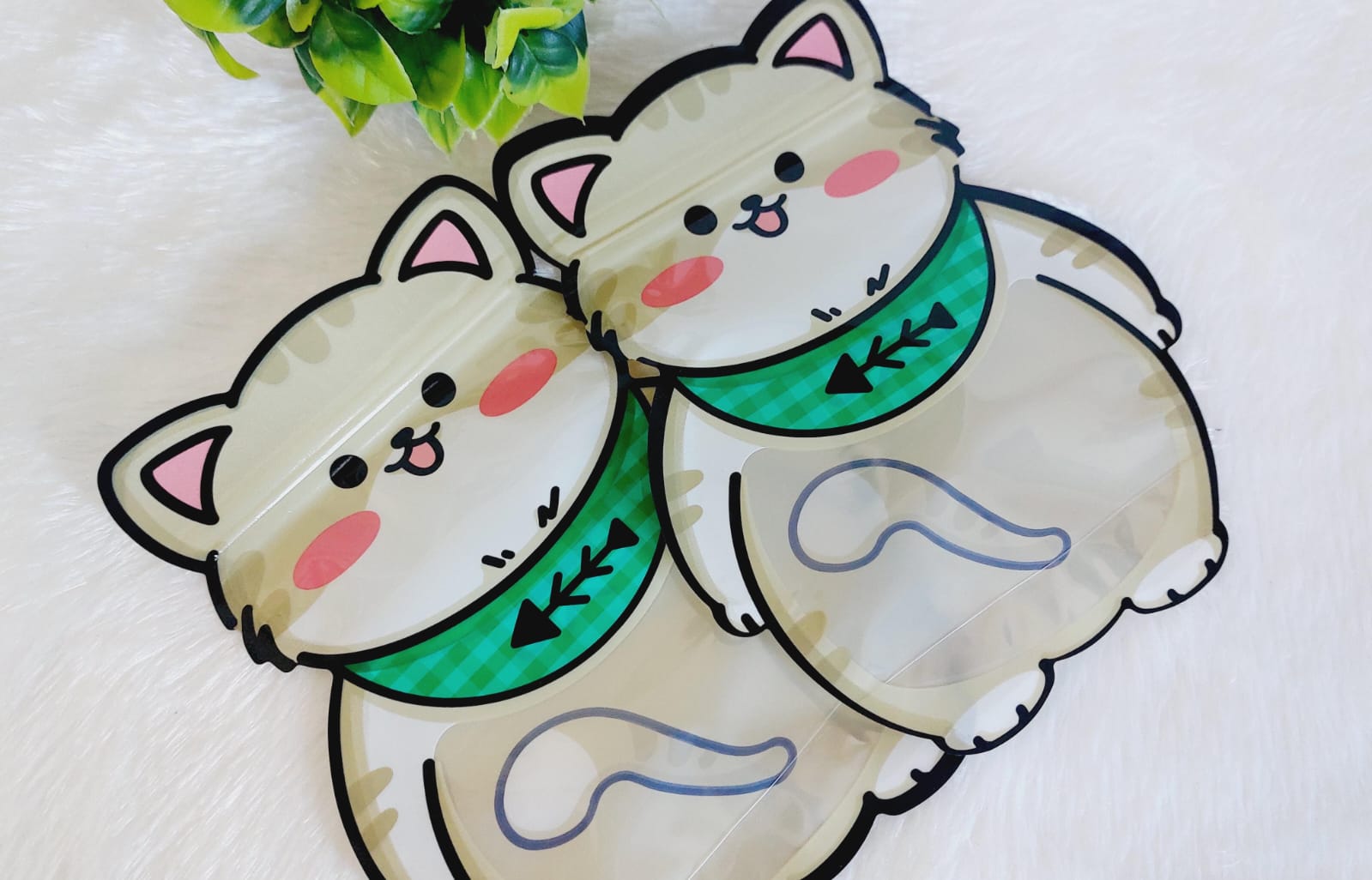 Cat | Zip Lock Cartoon Pouch - 1 Pc - Image 4