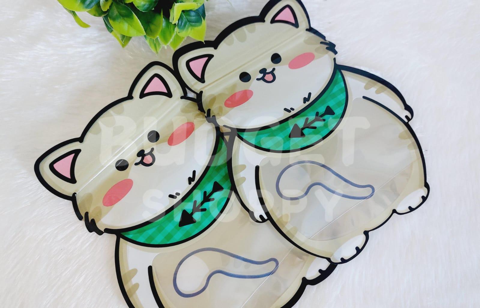 Cat | Zip Lock Cartoon Pouch - 1 Pc - Image 4