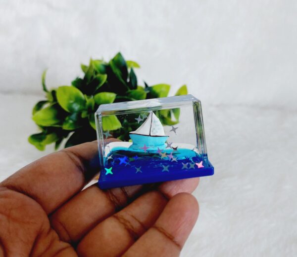 Mini Floating Ship PaperWeight - Image 2