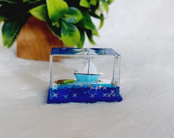 Mini Floating Ship PaperWeight - Image 4