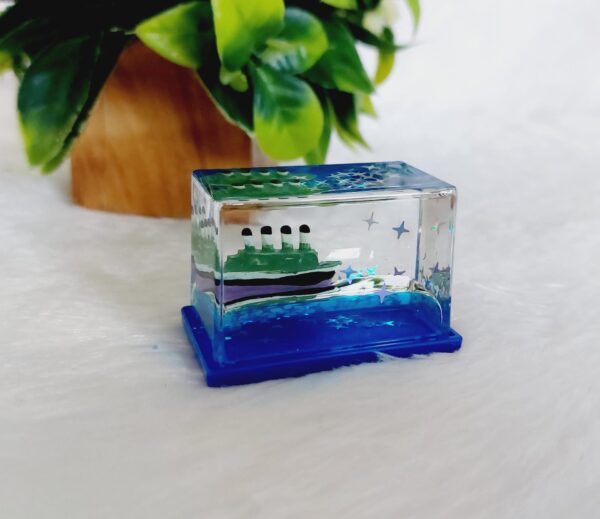 Mini Floating Ship PaperWeight - Image 3