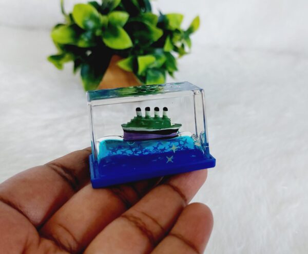Mini Floating Ship PaperWeight