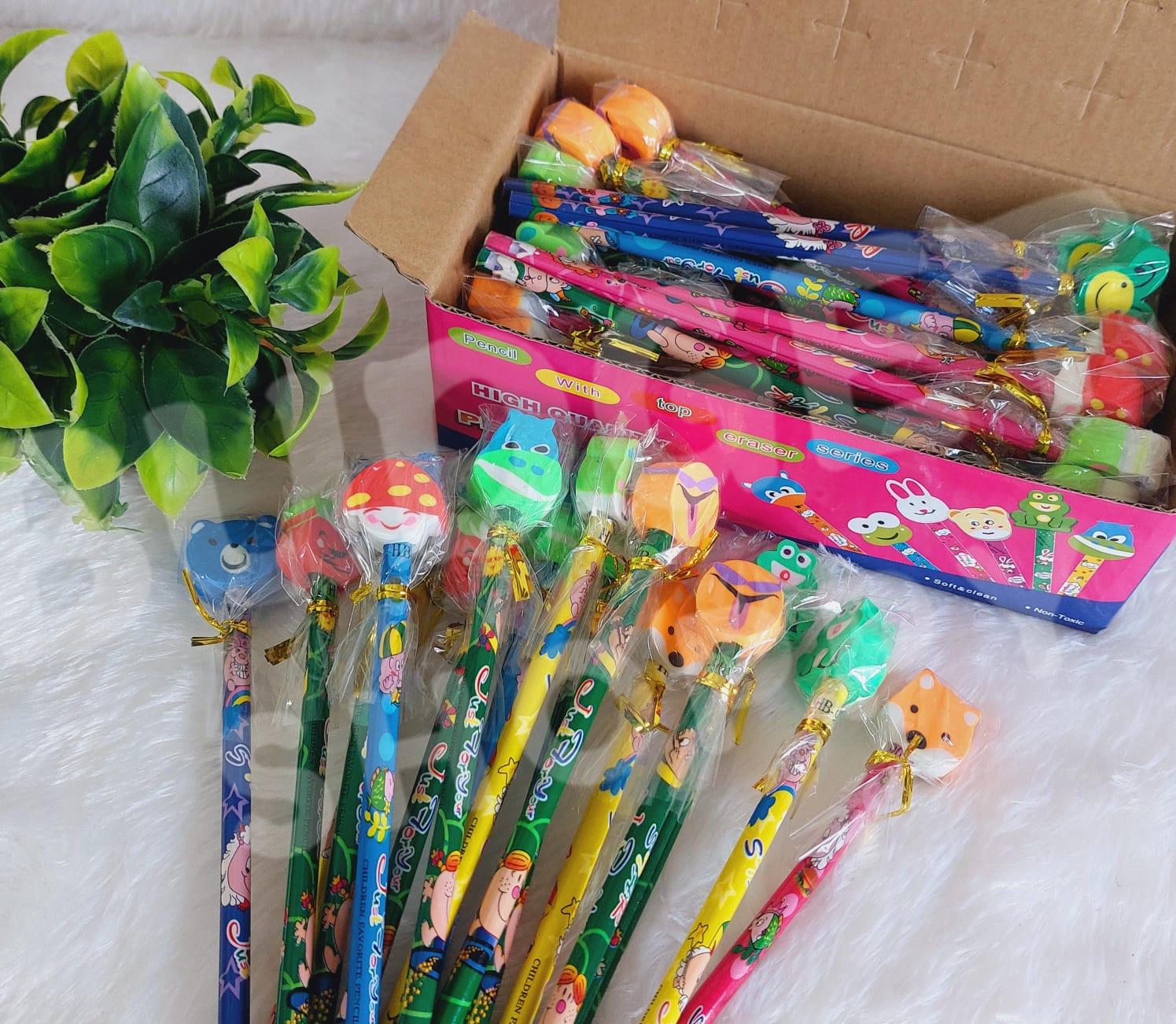 Pencil with Eraser Top - 2 Pcs - Image 3