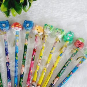 Pencil with Eraser Top - 2 Pcs