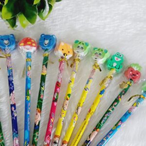 Pencil with Eraser Top - 2 Pcs