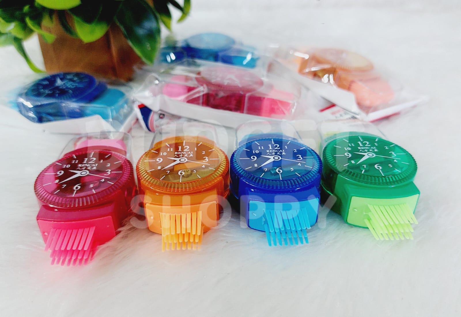 (3 in 1) Watch Sharpner (Random Colour) - 1 Pc - Image 4