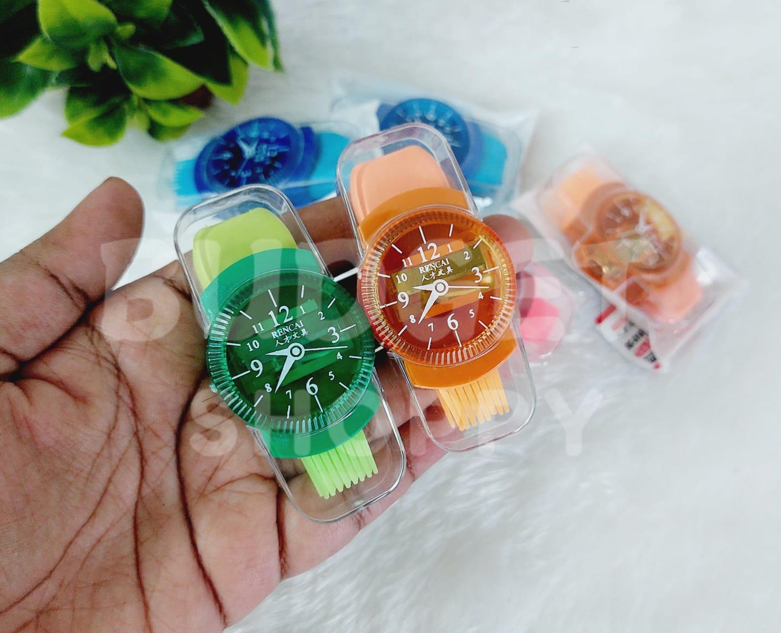 (3 in 1) Watch Sharpner (Random Colour) - 1 Pc