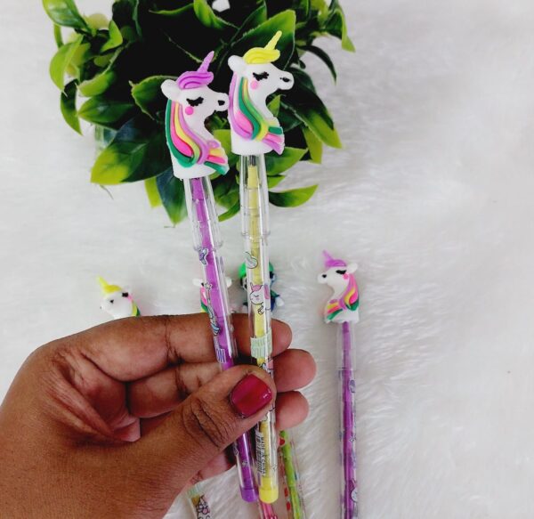 Fancy Pencil with Toy Cap ( Mixed design) - Image 4