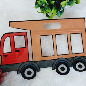 Truck | Zip Lock Cartoon Pouch - 1 Pc