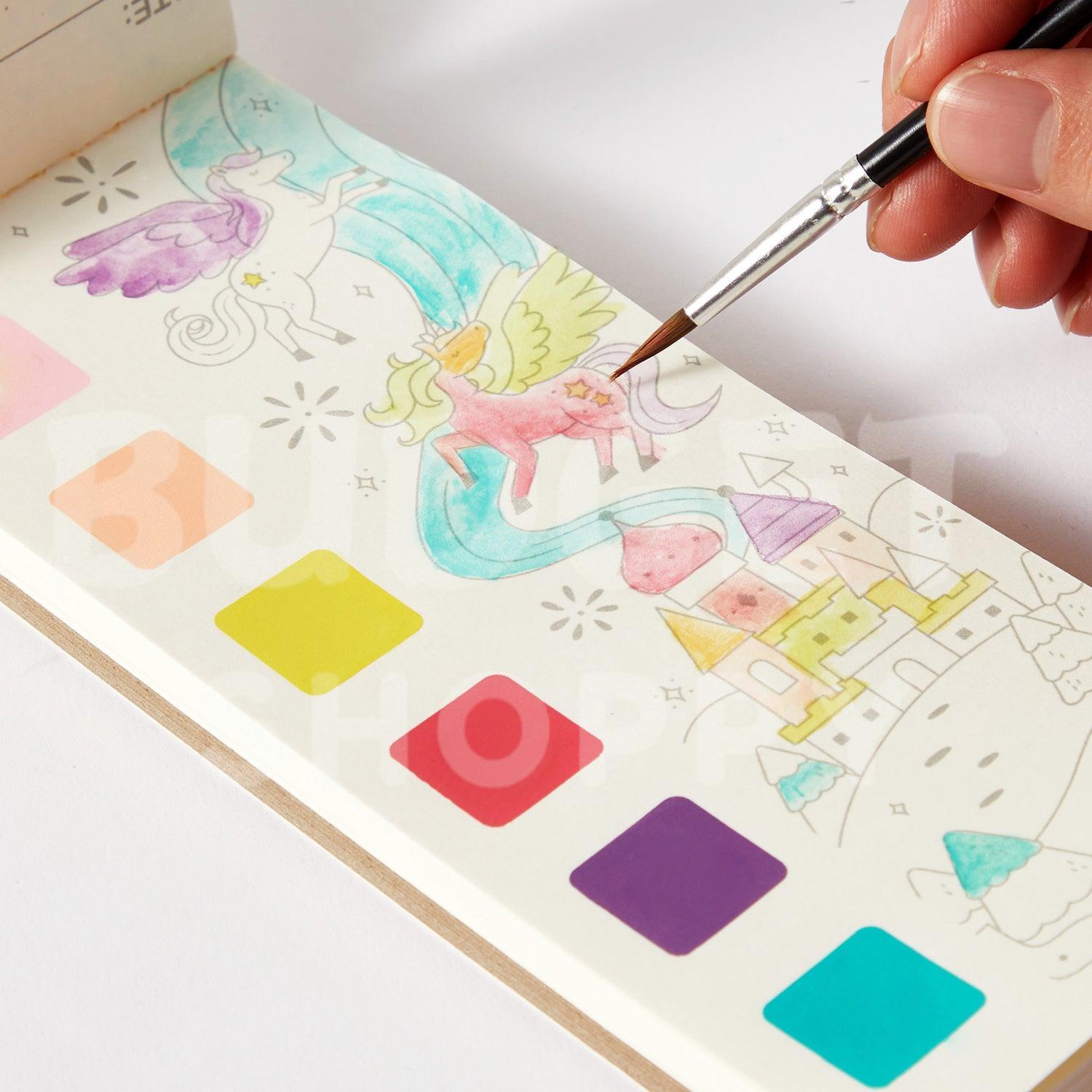 Water Coloring Book | Unicorn Theme | Travel Activity Kit - Image 5