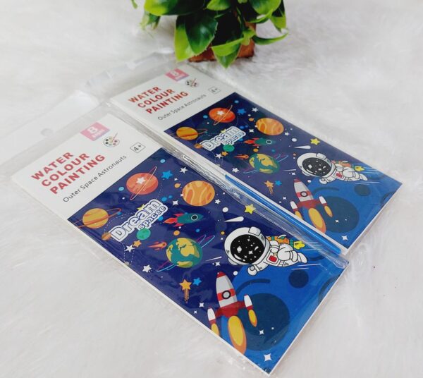 Space theme water colour Book - Image 2
