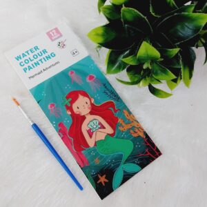Mermaid Theme water colour Book