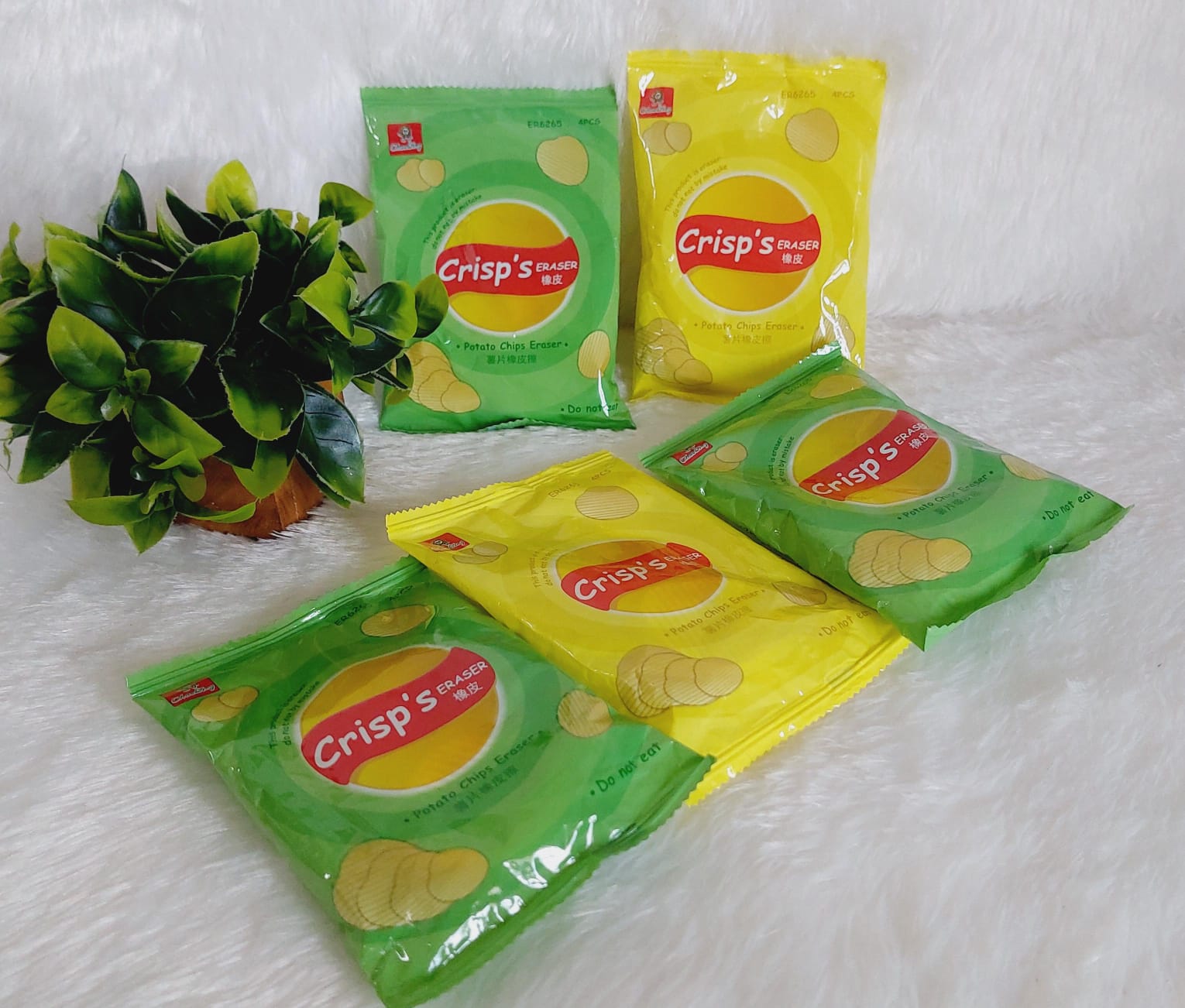 Potato Chips Eraser Pack (4 Pcs) - Image 2