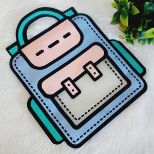 Big Gift Bag | Blue & Beige Color - 1 Pc