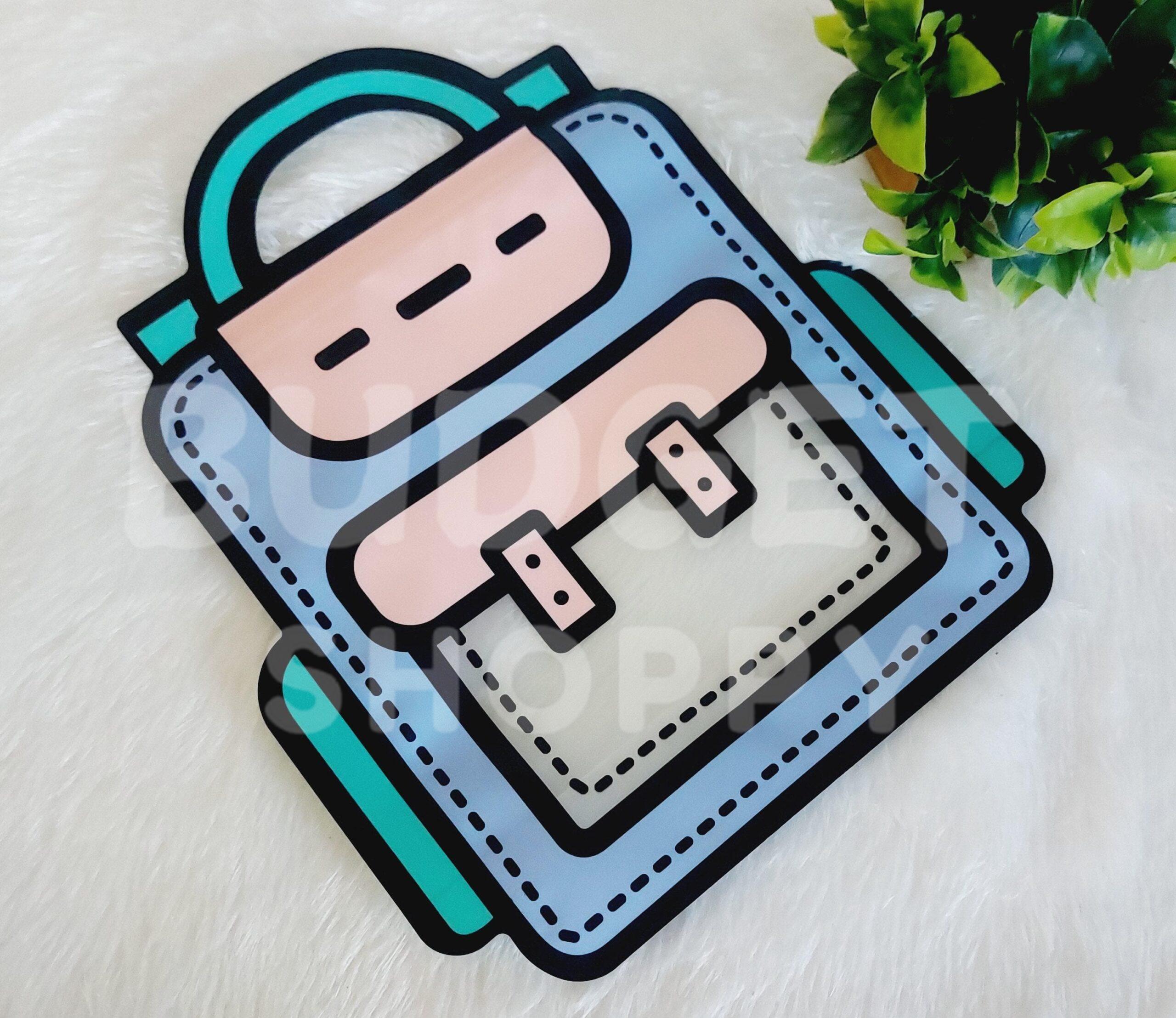 Big Gift Bag | Blue & Beige Color - 1 Pc