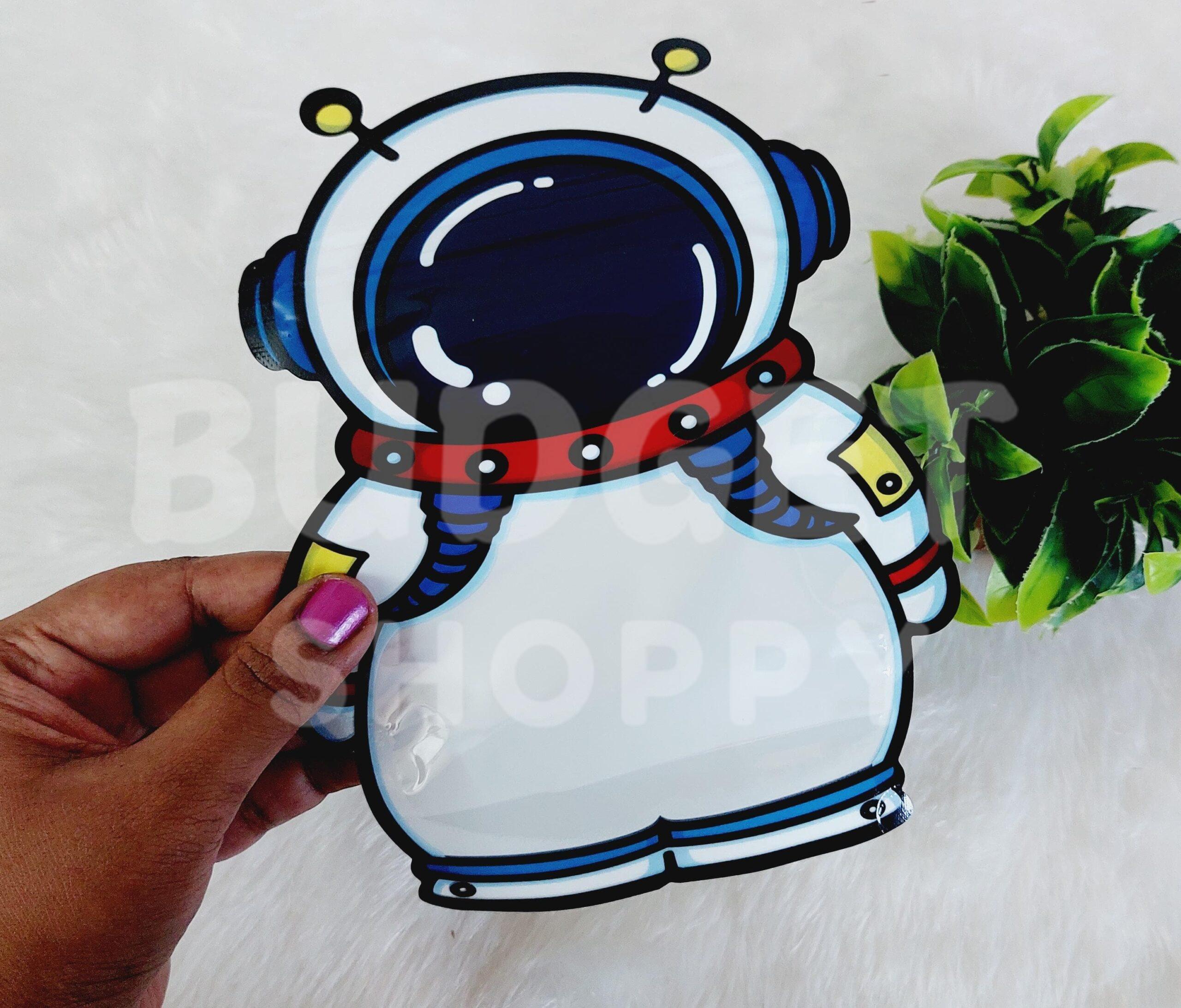 Astronaut | Zip Lock Cartoon Pouch - 1 Pc - Image 3