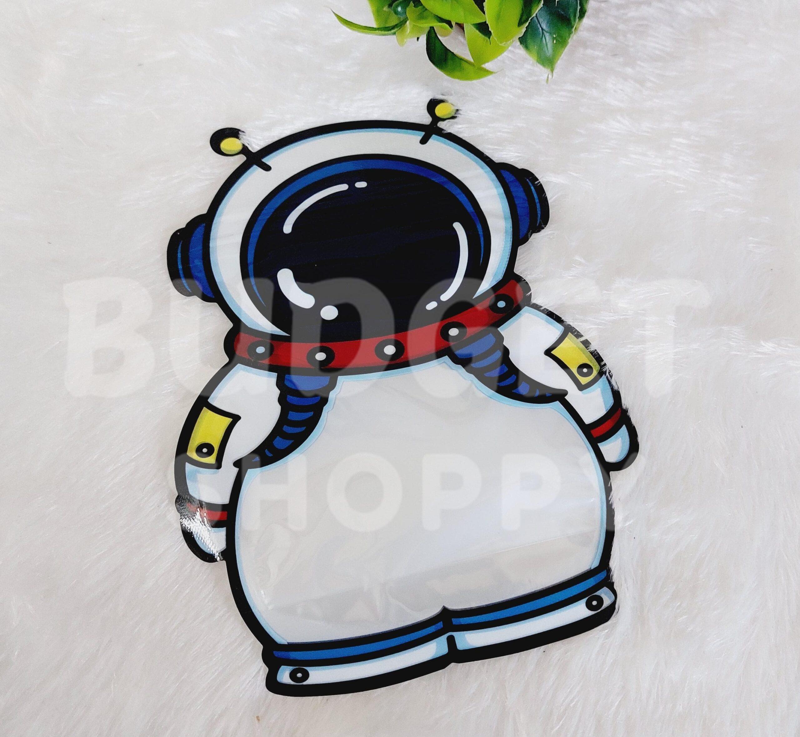 Astronaut | Zip Lock Cartoon Pouch - 1 Pc - Image 2