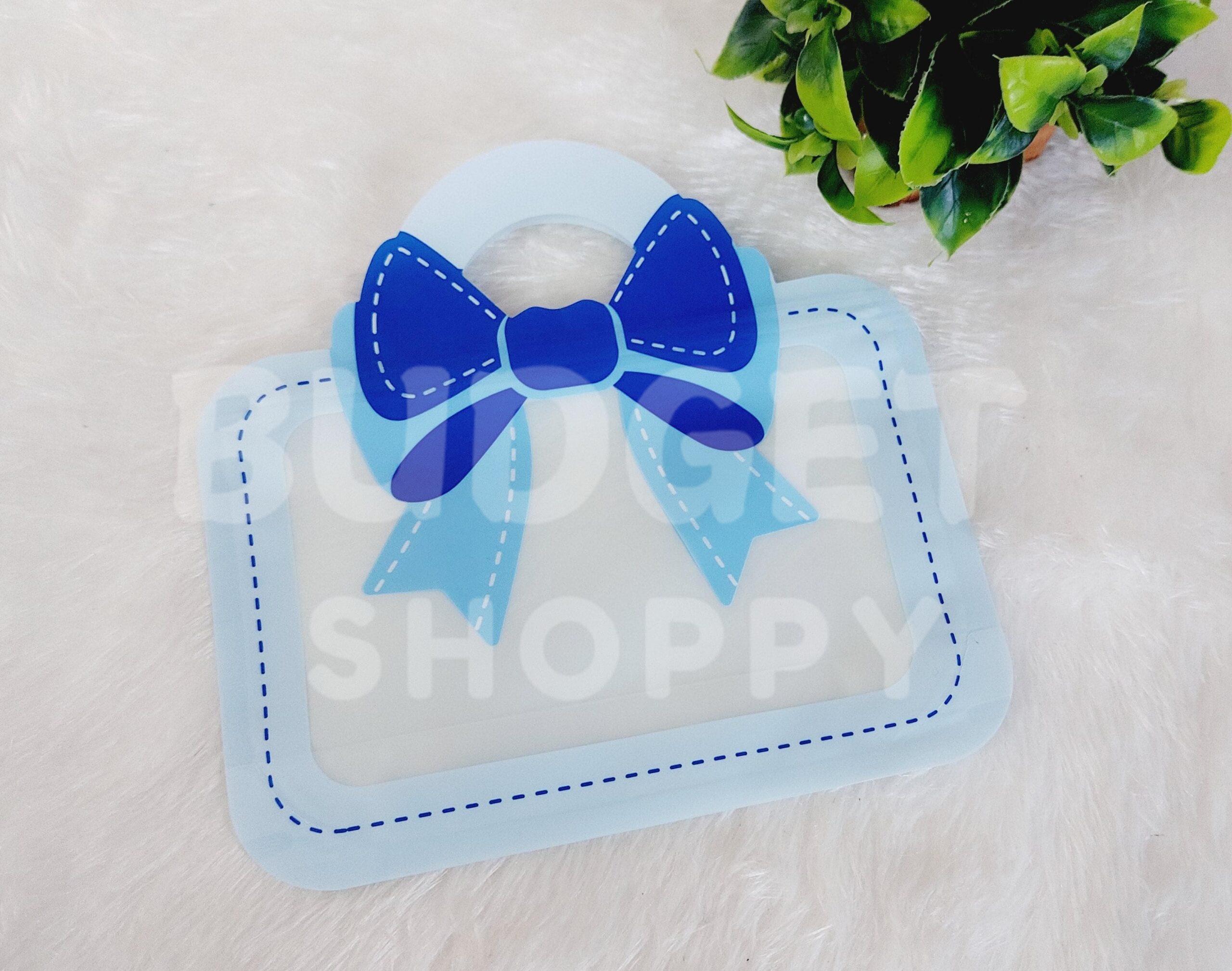 Bow Model Gift Bag | Blue - 1 Pc