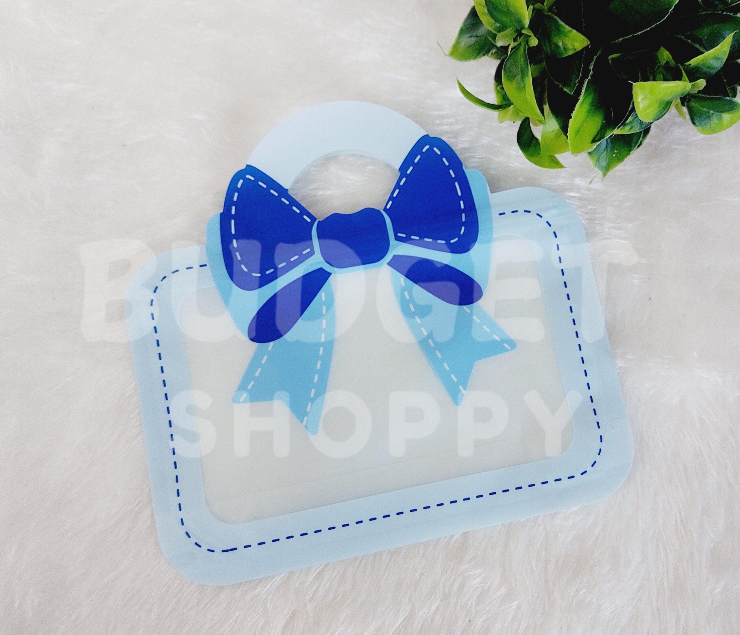 Bow Model Gift Bag | Blue - 1 Pc - Image 2