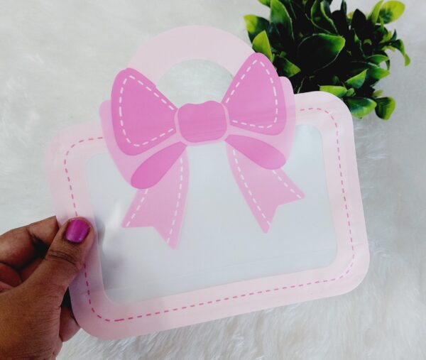 Bow design Candy Bag (Baby Pink) - Image 2