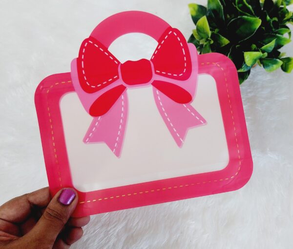 .Bow design Candy Bag(Pink) - Image 3