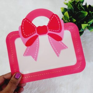 .Bow design Candy Bag(Pink)