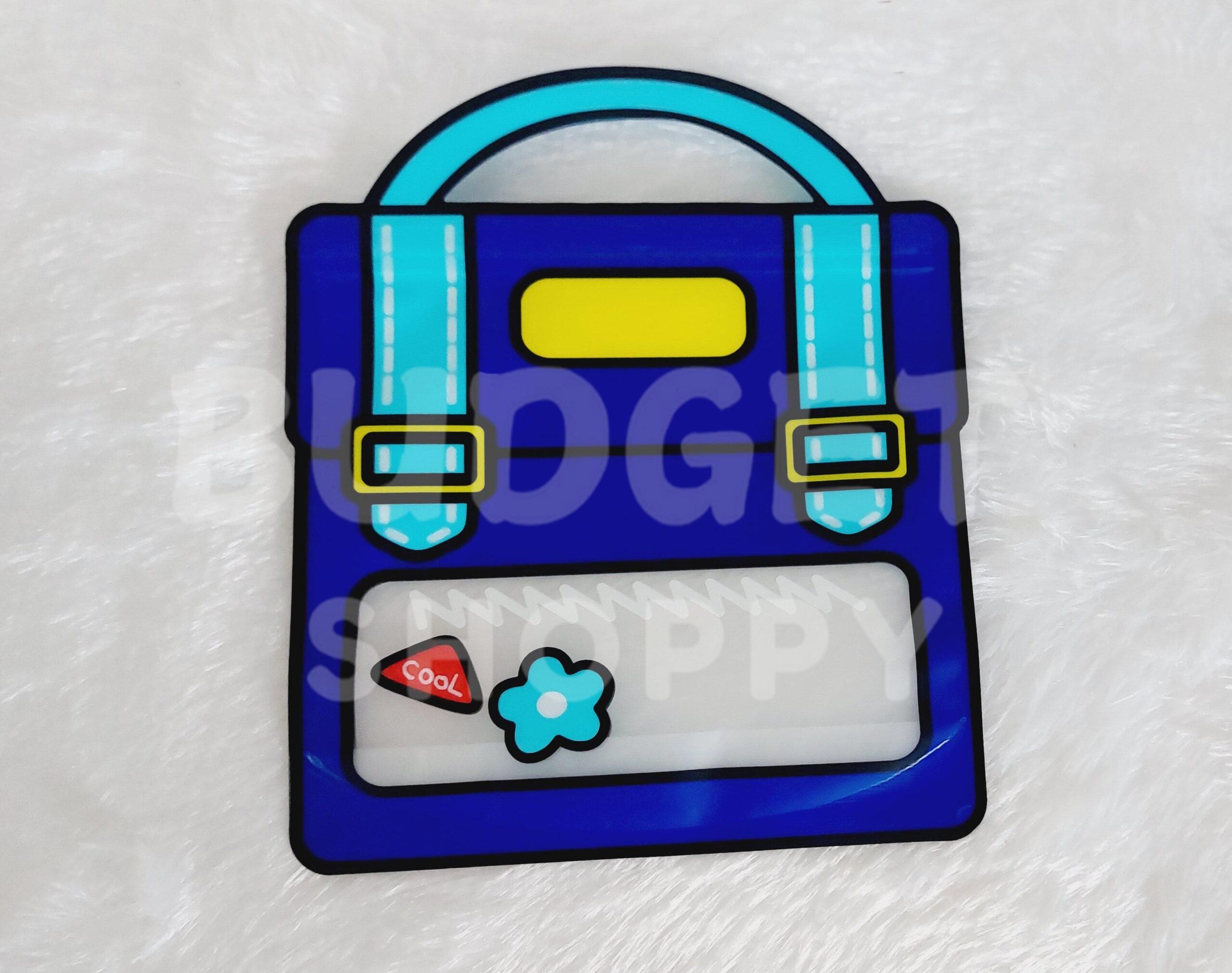 Dark Blue Ziplock Gift Bag - 1 Pc