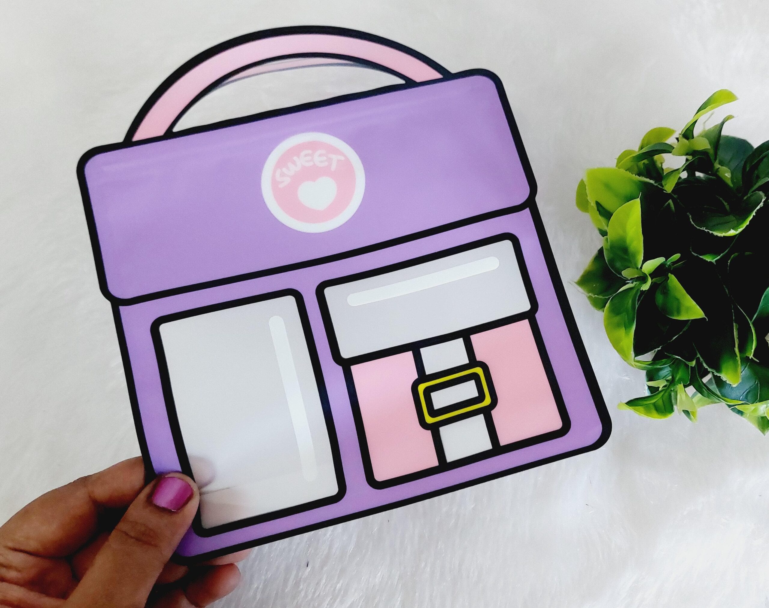 Lavender Ziplock Gift Bag - 1 Pc - Image 4