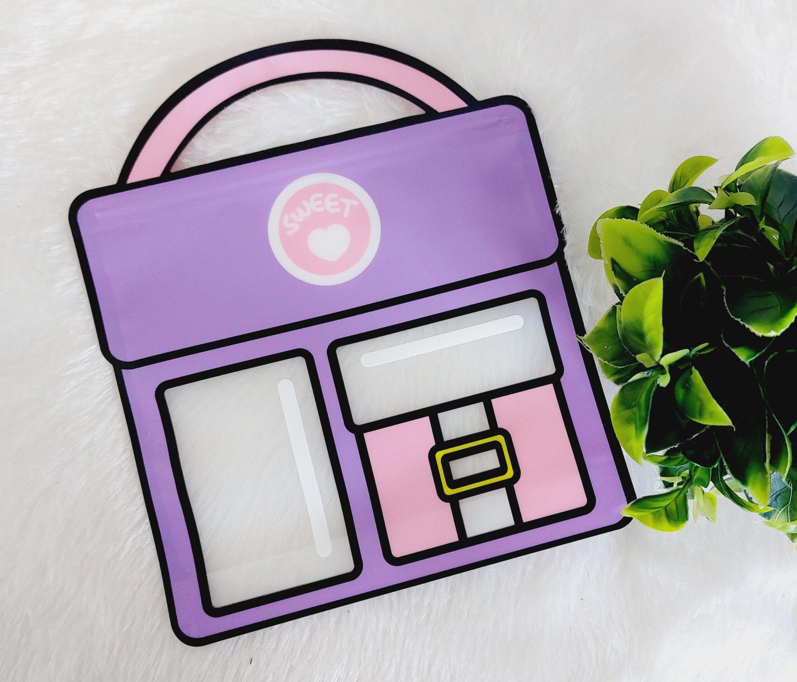 Lavender Ziplock Gift Bag - 1 Pc - Image 2