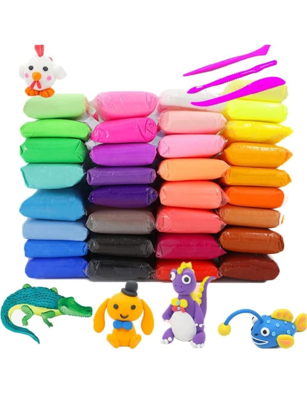 Premium Foam Clay for Kids 12 Pcs -(1 Pack) - Image 6