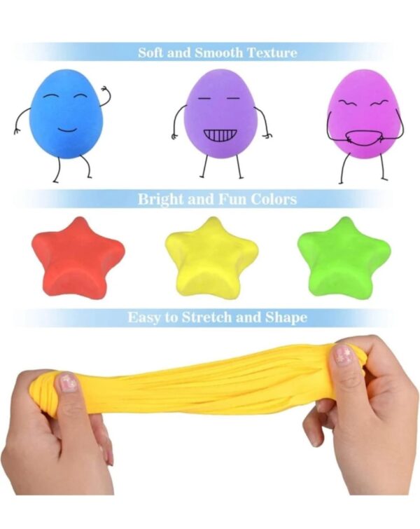Premium Clay for Kids 12 Pcs - Image 5