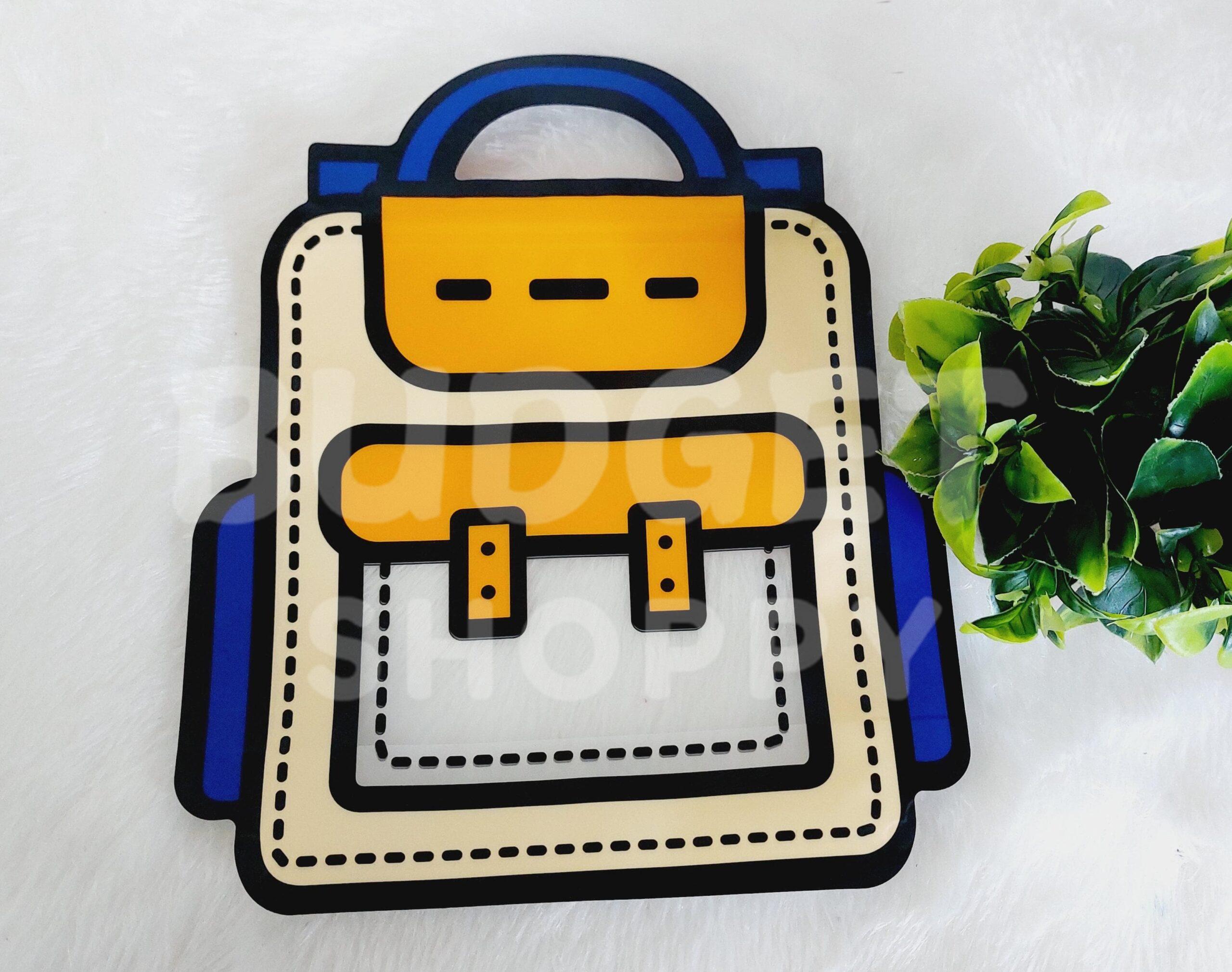 Big Gift Bag | Orange Color - 1 Pc - Image 3