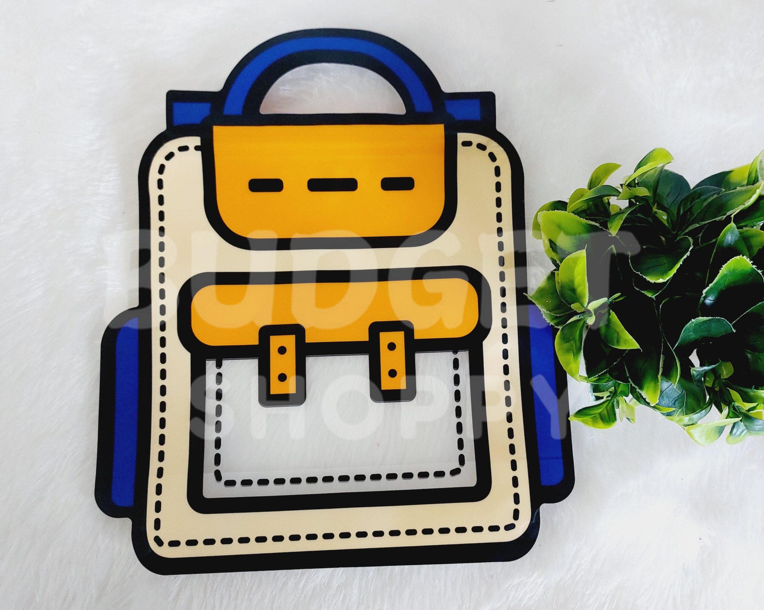 Big Gift Bag | Orange Color - 1 Pc - Image 4